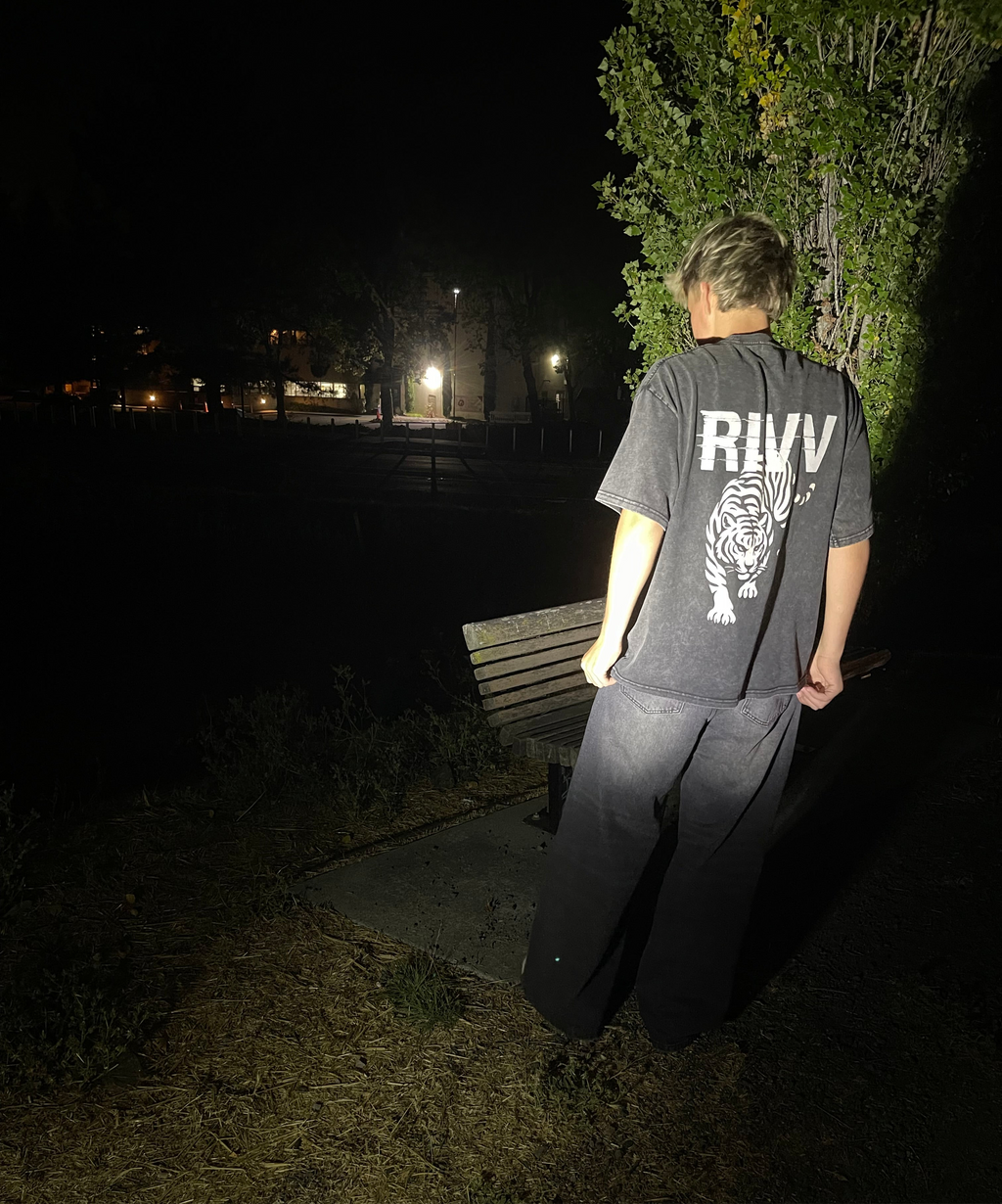 RIVV Acid Wash Oversize T-Shirt 250 GSM