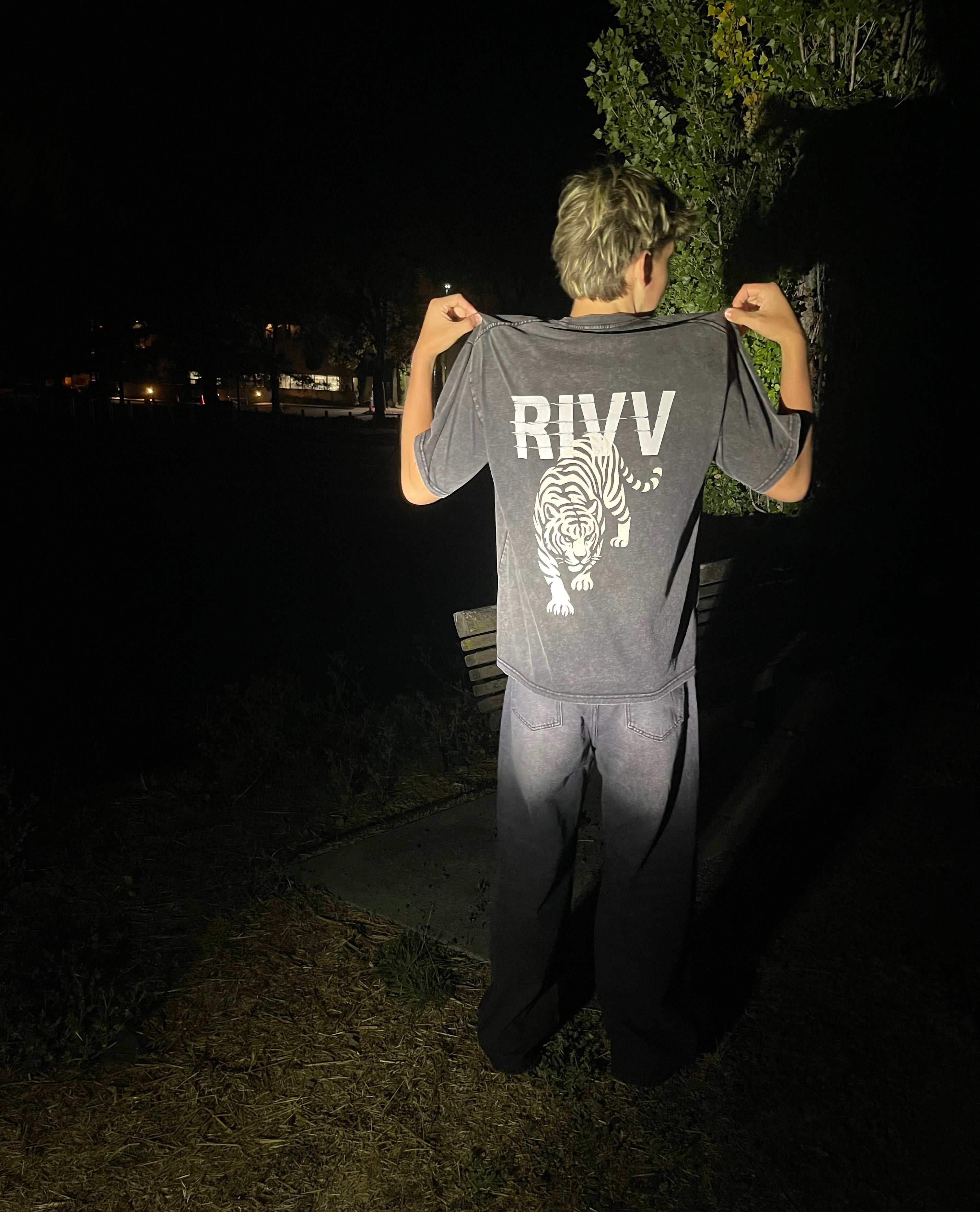 RIVV Acid Wash Oversize T-Shirt 250 GSM