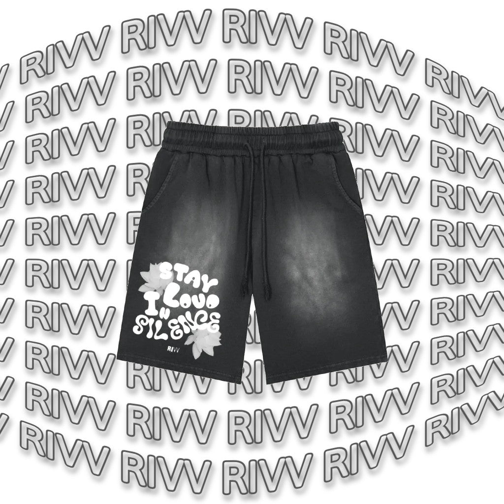 RIVV Monkey Washed Sweat Shorts  - 360 GSM